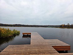 #1402. Барское. Жилой комплекс 637 м2 / 30 соток с причалом на берегу.