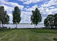 #1428. СТ ВОЛГА. Участок 25 соток на 1-й линии Волги с выходом на берег.